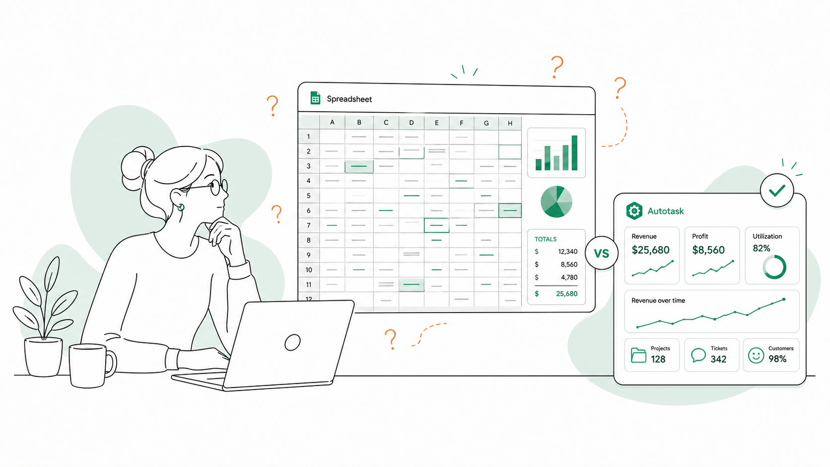 Autotask vs Spreadsheets: Which Is Better for Management Reporting?